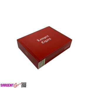 Lampert 1675 Rojo Toro Empty Wooden Cigar Box 8.75x7x2.25